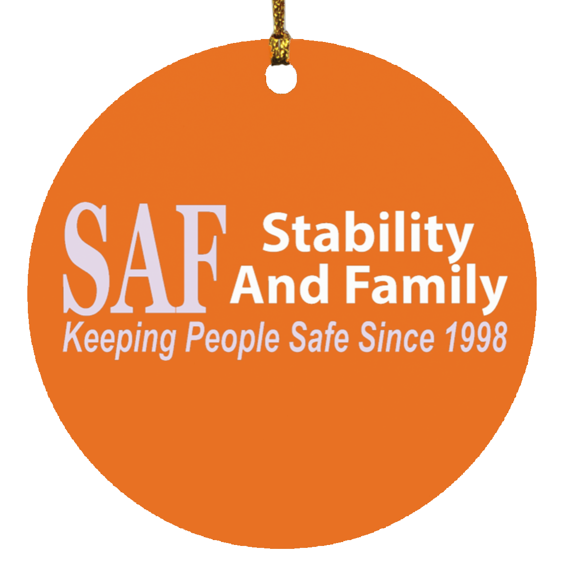 SAF - Circle Ornament
