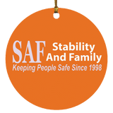 SAF - Circle Ornament