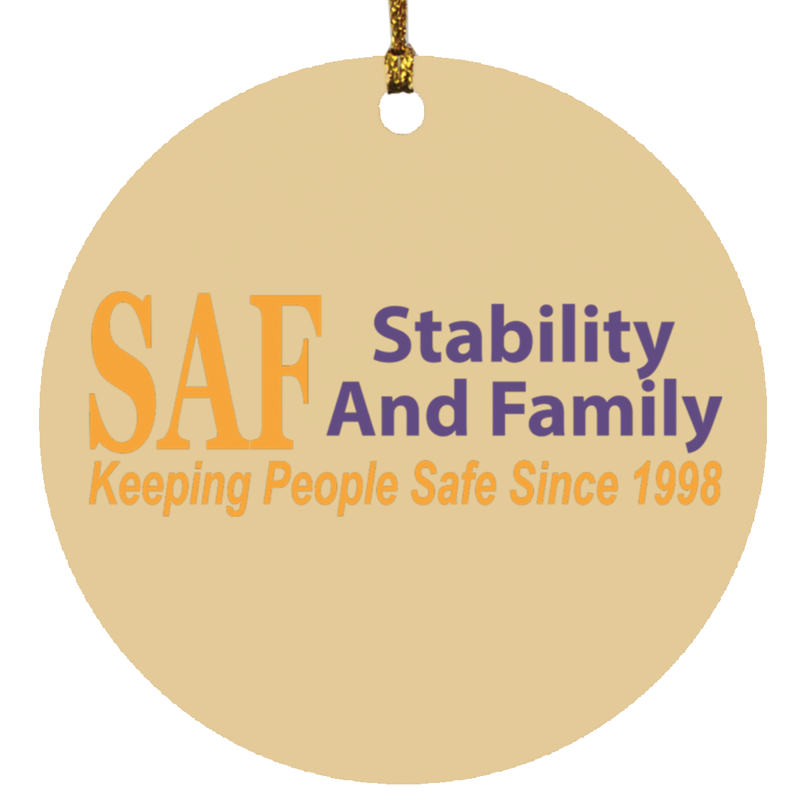 SAF - Circle Ornament