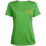 SAF - Ladies' Heather Scoop Neck Performance Tee