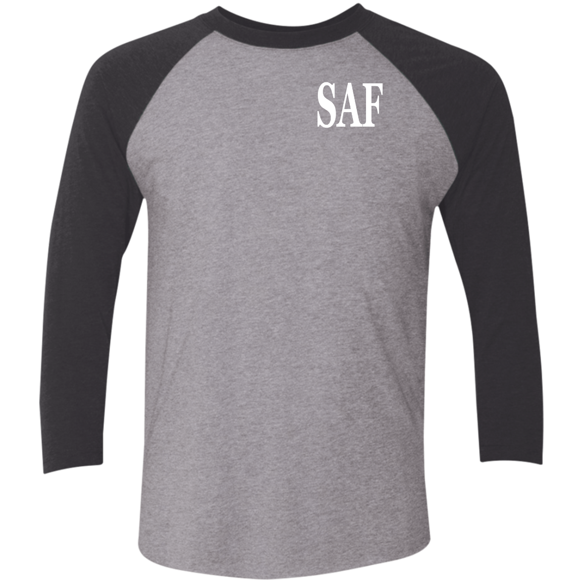 SAF - Tri-Blend 3/4 Sleeve Raglan T-Shirt