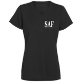SAF - Ladies’ Moisture-Wicking V-Neck Tee