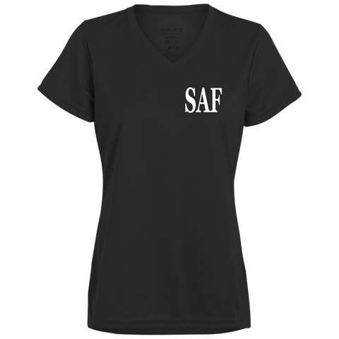 SAF - Ladies’ Moisture-Wicking V-Neck Tee