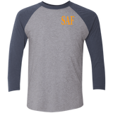 SAF - Tri-Blend 3/4 Sleeve Raglan T-Shirt