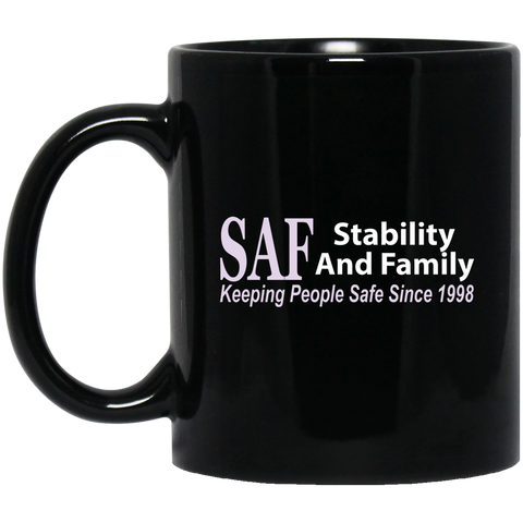SAF - 11 oz. Black Mug