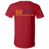 SAF - Unisex Jersey SS V-Neck T-Shirt