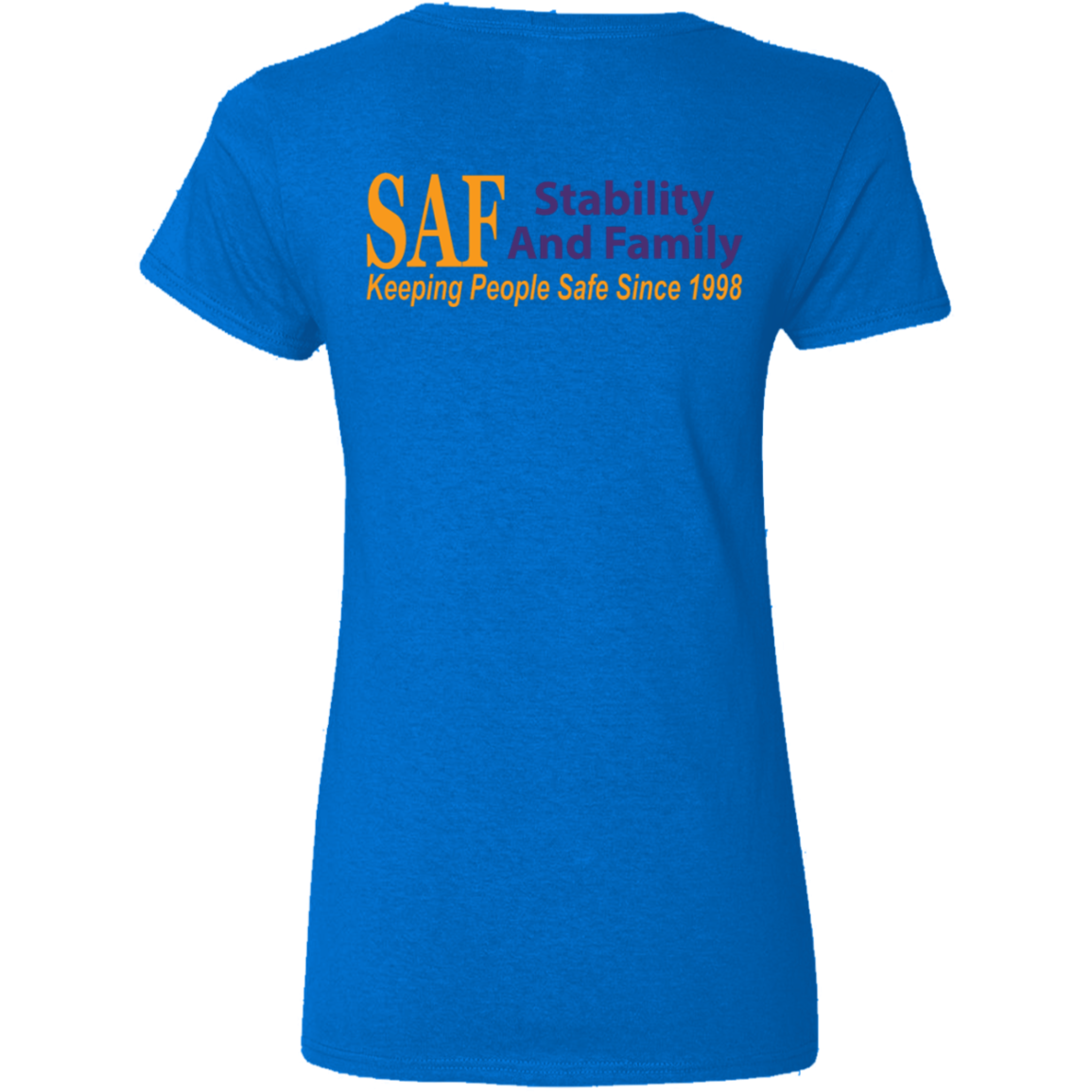 SAF - Ladies' 5.3 oz. V-Neck T-Shirt