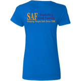 SAF - Ladies' 5.3 oz. V-Neck T-Shirt