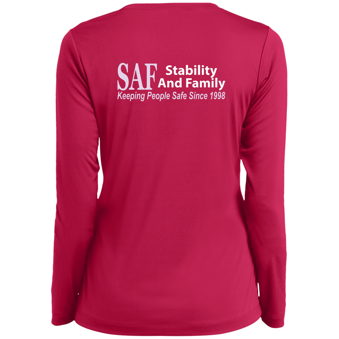 SAF - Ladies’ Long Sleeve Performance V-Neck Tee
