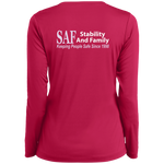 SAF - Ladies’ Long Sleeve Performance V-Neck Tee