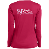 SAF - Ladies’ Long Sleeve Performance V-Neck Tee
