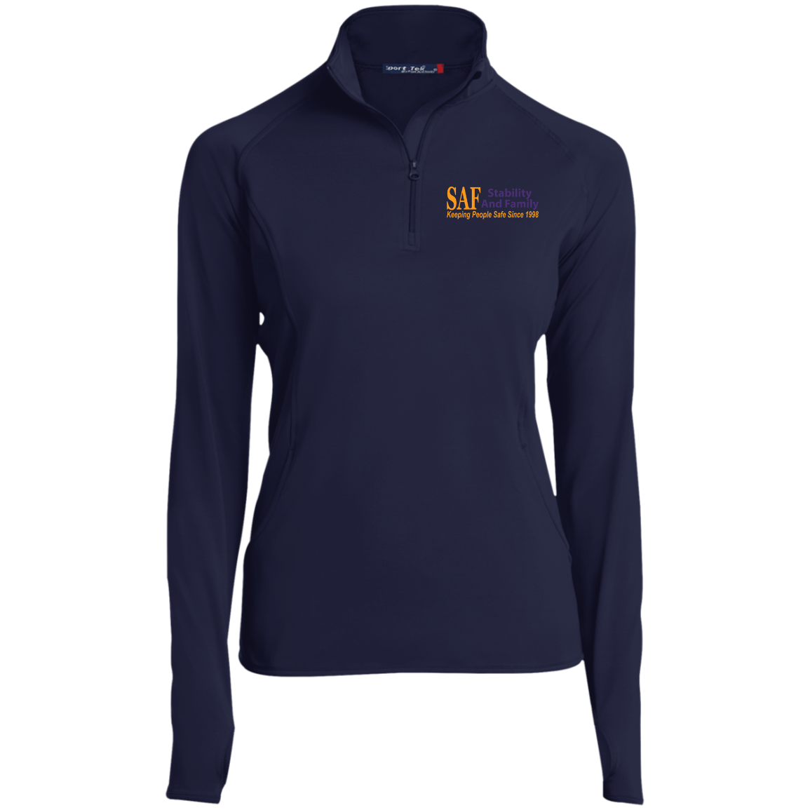 SAF - Women's 1/2 Zip Performance Pullover