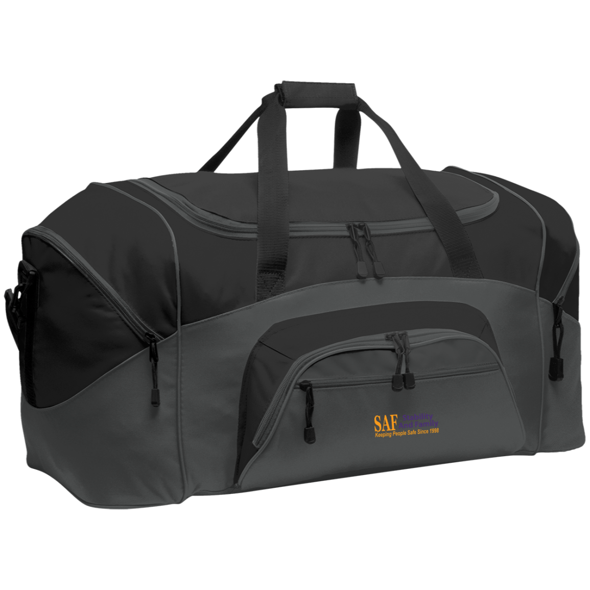 SAF - Embroidered Sport Duffel