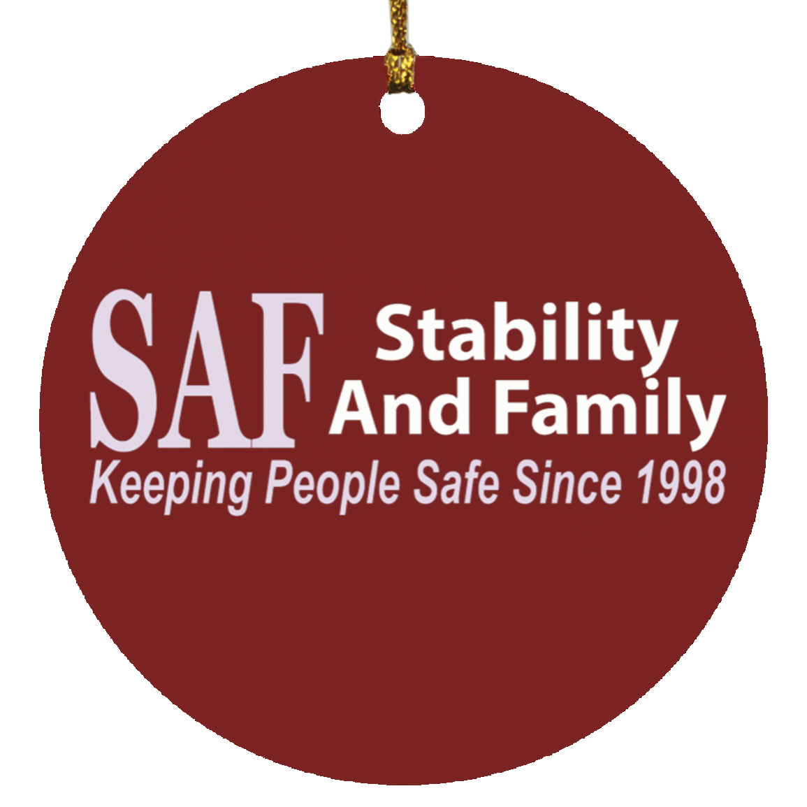 SAF - Circle Ornament