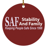 SAF - Circle Ornament
