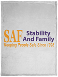 SAF - Cozy Plush Fleece Blanket - 30x40