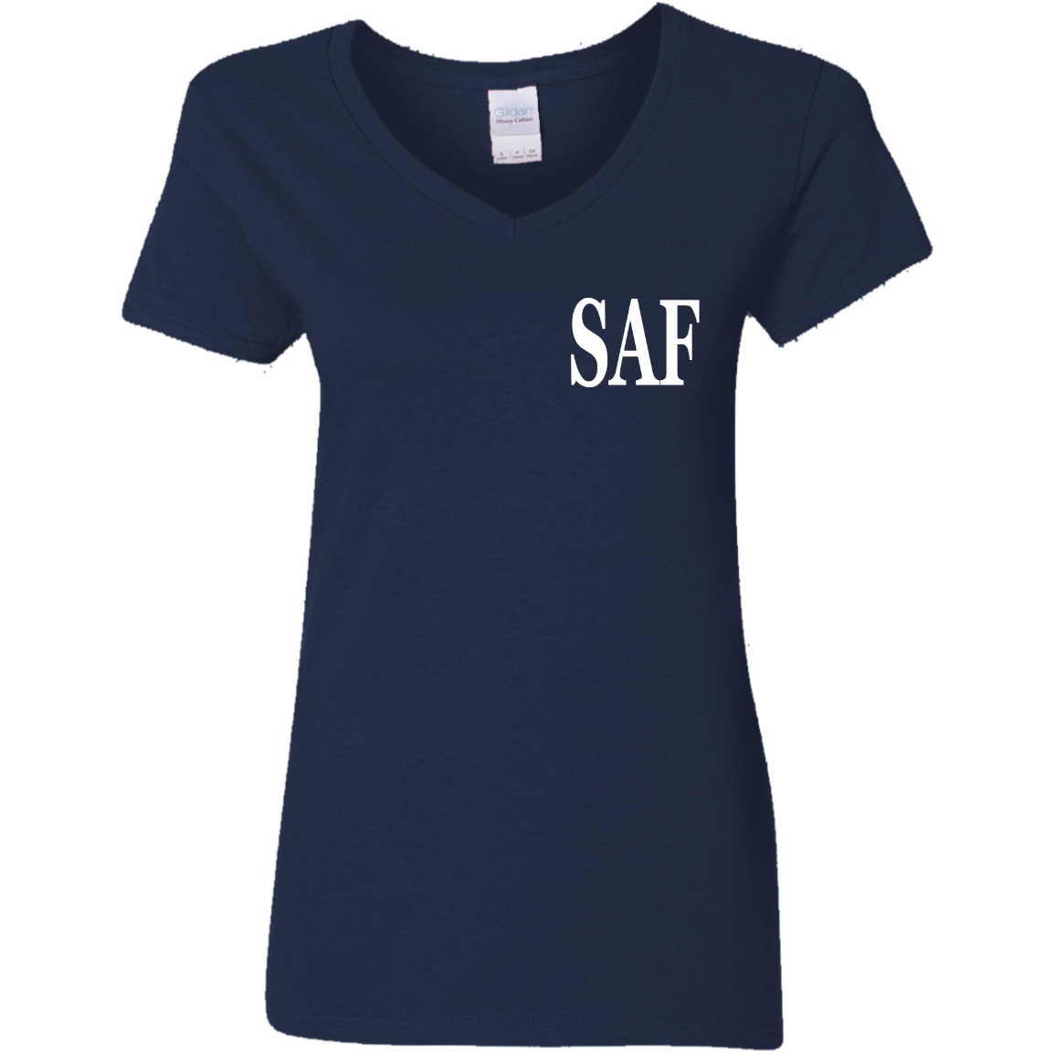 SAF - Ladies' 5.3 oz. V-Neck T-Shirt