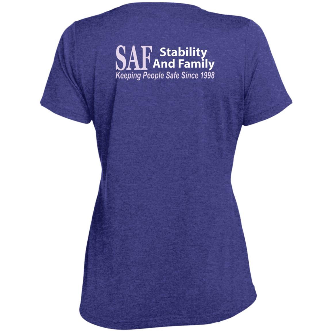 SAF - Ladies' Heather Scoop Neck Performance Tee