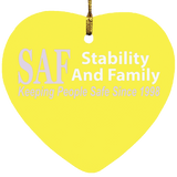 SAF - Heart Ornament