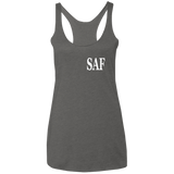 SAF - Ladies' Triblend Racerback Tank