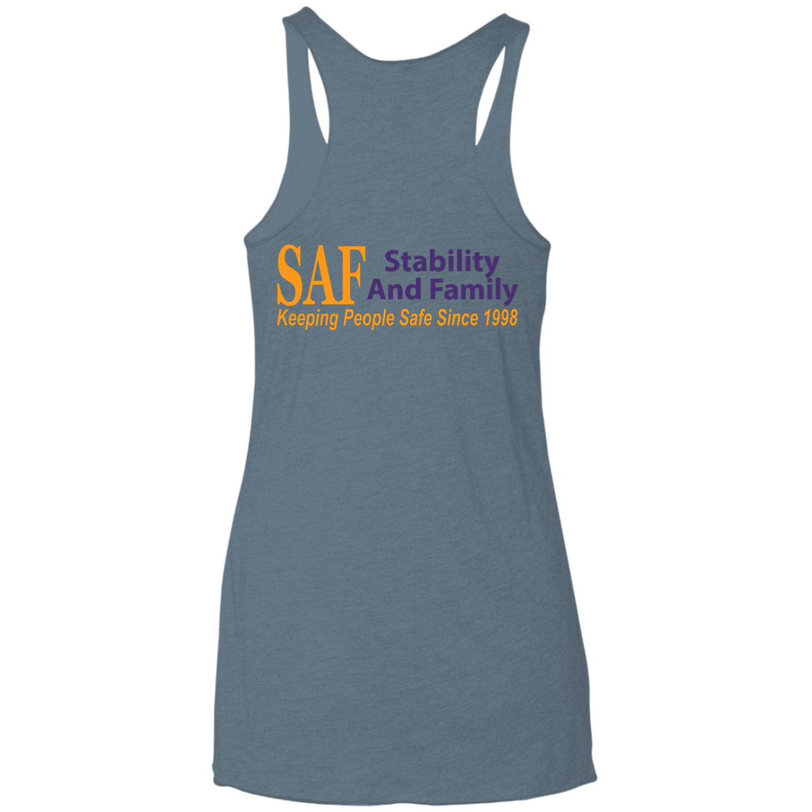 SAF - Ladies' Triblend Racerback Tank