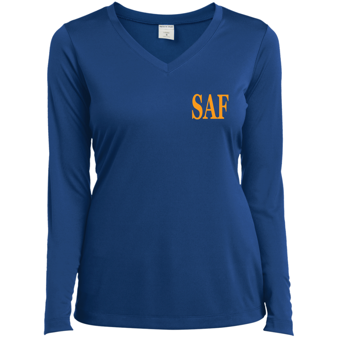SAF - Ladies’ Long Sleeve Performance V-Neck Tee