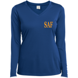SAF - Ladies’ Long Sleeve Performance V-Neck Tee