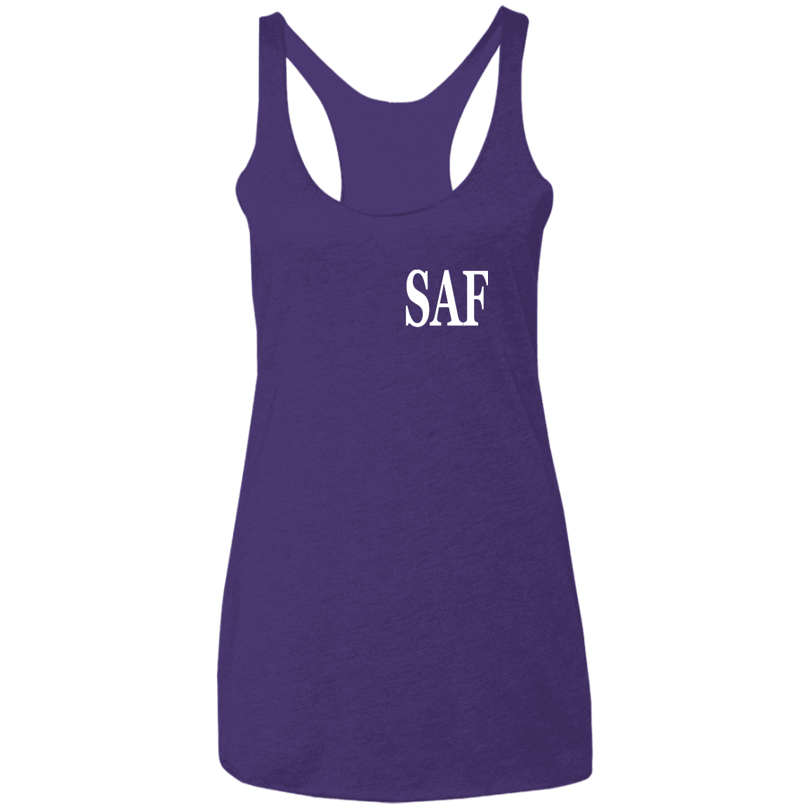SAF - Ladies' Triblend Racerback Tank