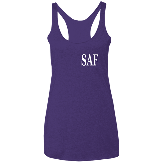 SAF - Ladies' Triblend Racerback Tank