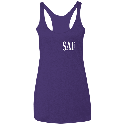 SAF - Ladies' Triblend Racerback Tank