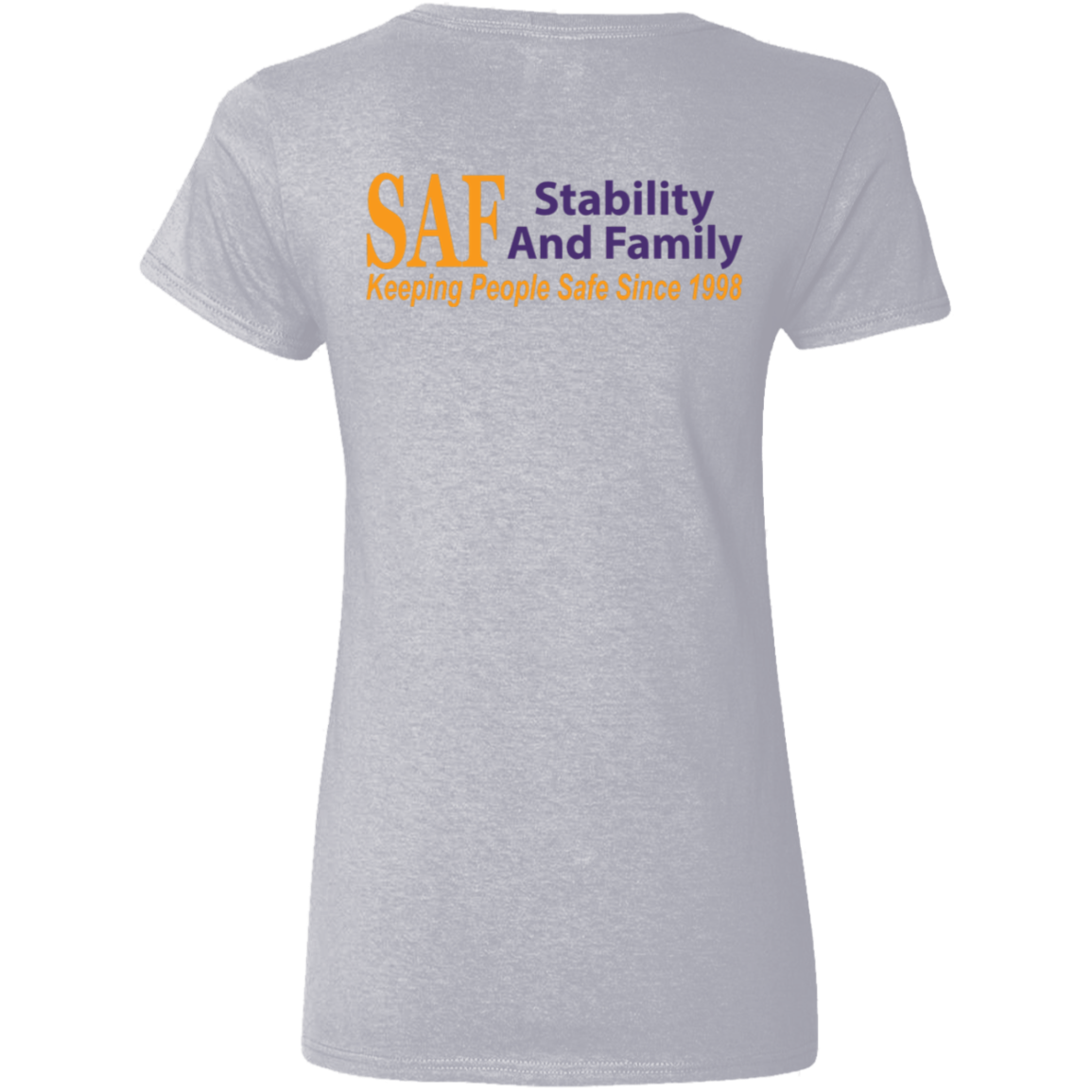 SAF - Ladies' 5.3 oz. V-Neck T-Shirt
