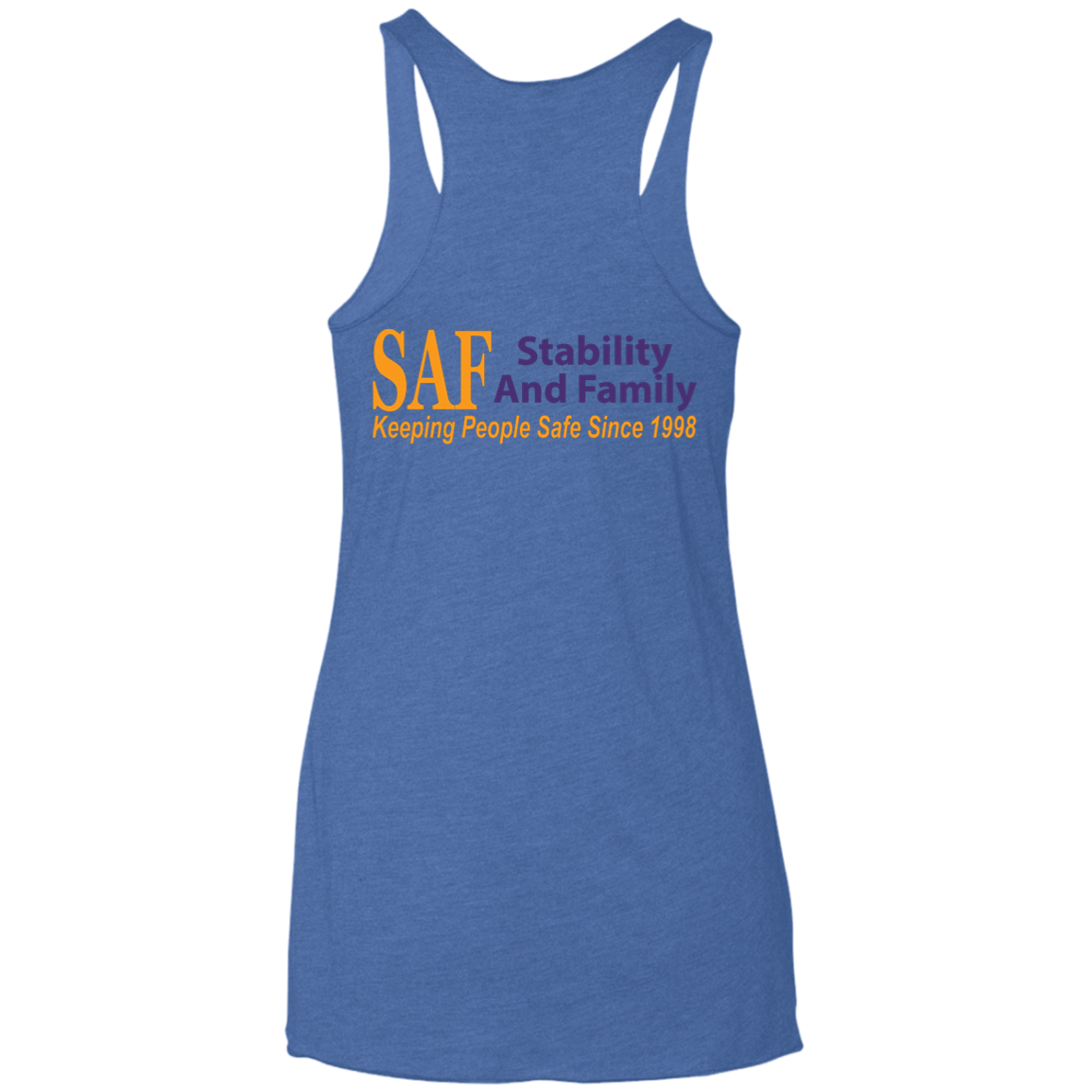 SAF - Ladies' Triblend Racerback Tank