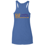 SAF - Ladies' Triblend Racerback Tank