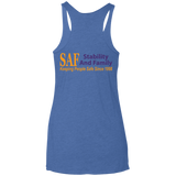 SAF - Ladies' Triblend Racerback Tank