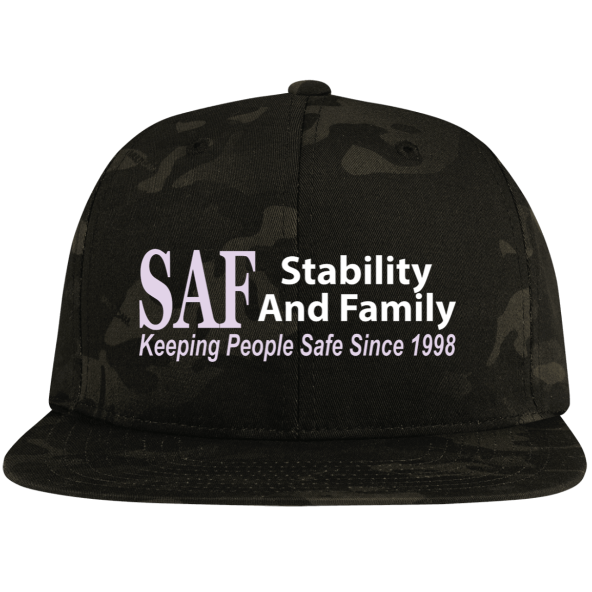 SAF - Flat Bill High-Profile Snapback Hat