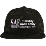 SAF - Flat Bill High-Profile Snapback Hat