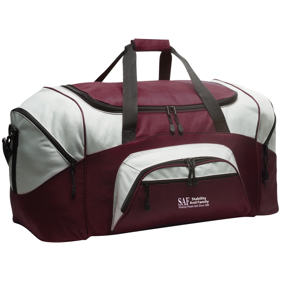 SAF - Embroidered Sport Duffel