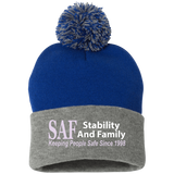 SAF - Pom Pom Knit Cap