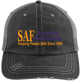 SAF - Distressed Unstructured Trucker Cap