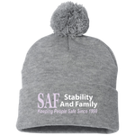 SAF - Pom Pom Knit Cap