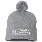 SAF - Pom Pom Knit Cap