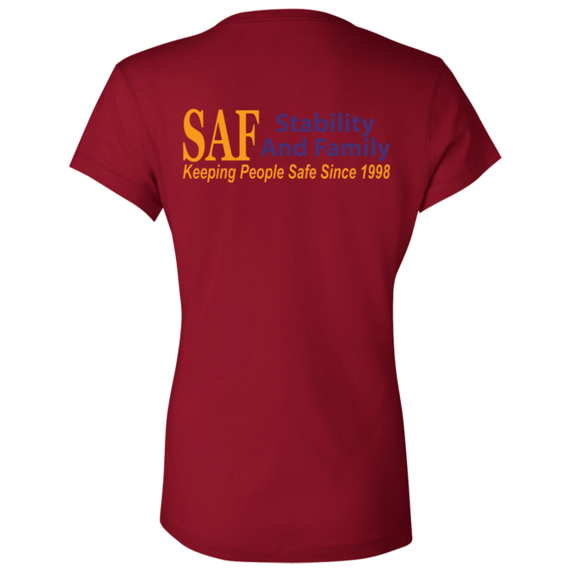 SAF - Ladies' Jersey V-Neck T-Shirt