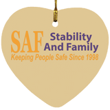 SAF - Heart Ornament