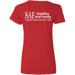 SAF - Ladies' 5.3 oz. V-Neck T-Shirt