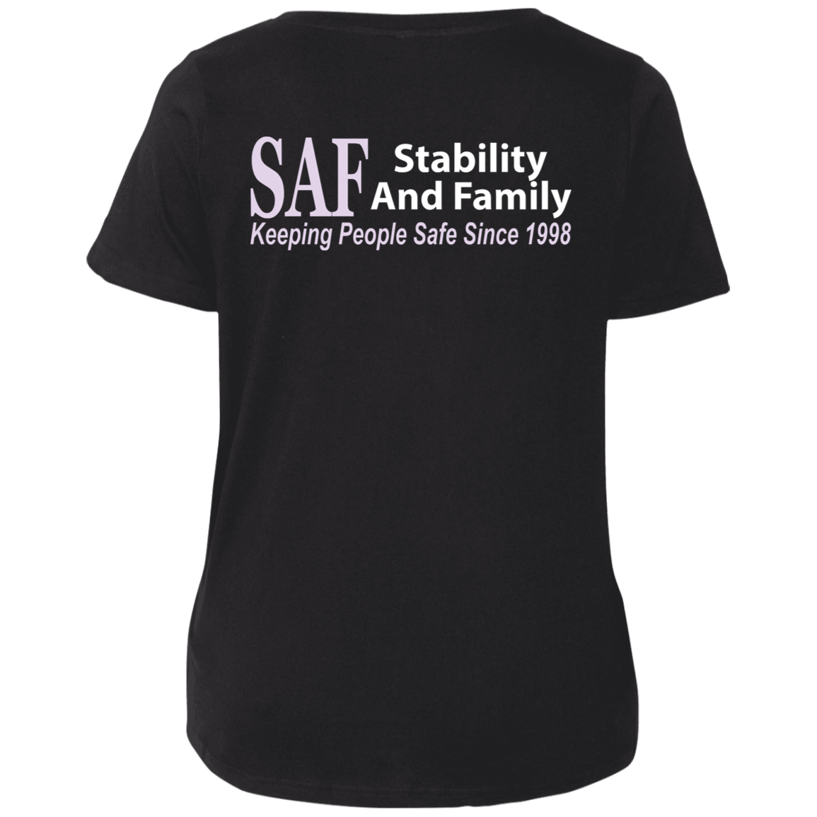 SAF - Ladies' Curvy V-Neck T-Shirt
