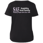 SAF - Ladies' Curvy V-Neck T-Shirt