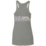 SAF - Ladies' Triblend Racerback Tank