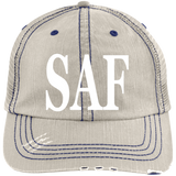 SAF - Distressed Unstructured Trucker Cap