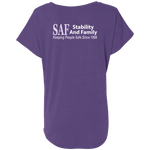 SAF - Ladies' Triblend Dolman Sleeve