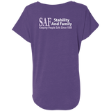 SAF - Ladies' Triblend Dolman Sleeve